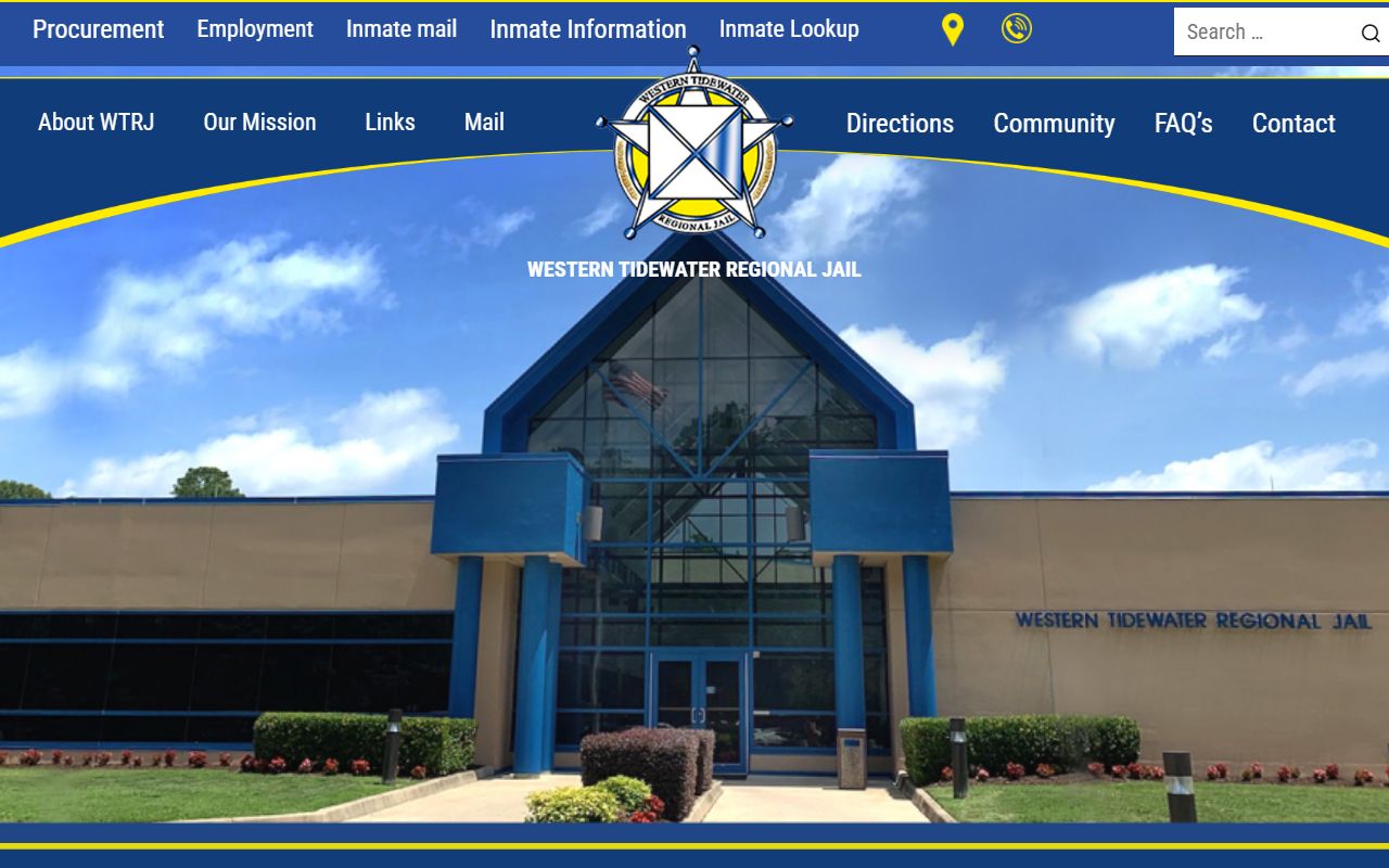 Chesapeake Western Tidewater Regional Jail inmate population